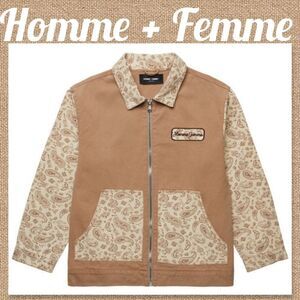Homme + Femme PAISLEY WORK JACKET